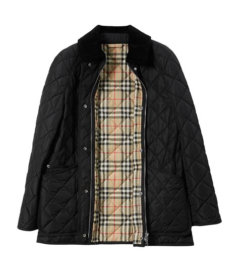 burberry hooded quilted field jacket|burberry oversized lightweight parka jacket.